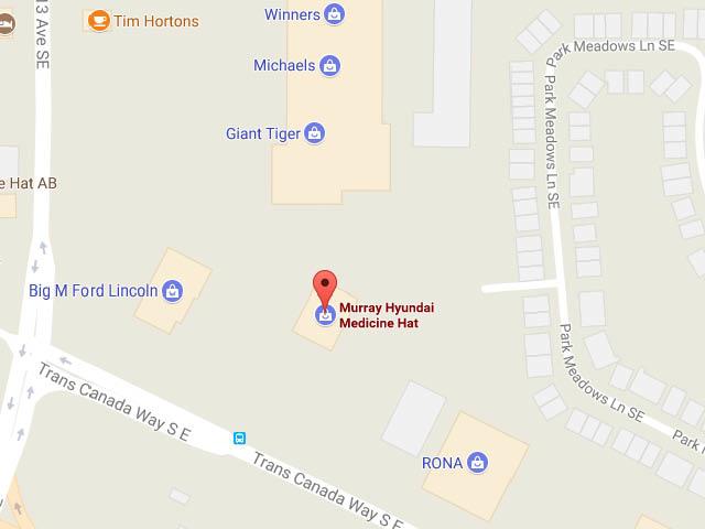 Murray Hyundai Medicine Hat - Location Location